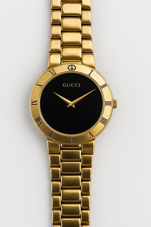 Vintage Gucci 3300 18k Gold Plated Authentic with seal inside. "Pulp Fiction Edition.