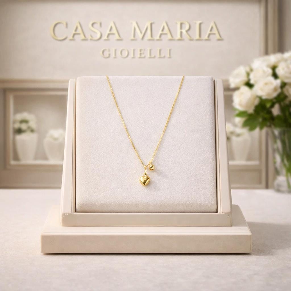 Collana Legame Necklace | 18k Hollow Yellow Gold | Casa Maria Gioielli