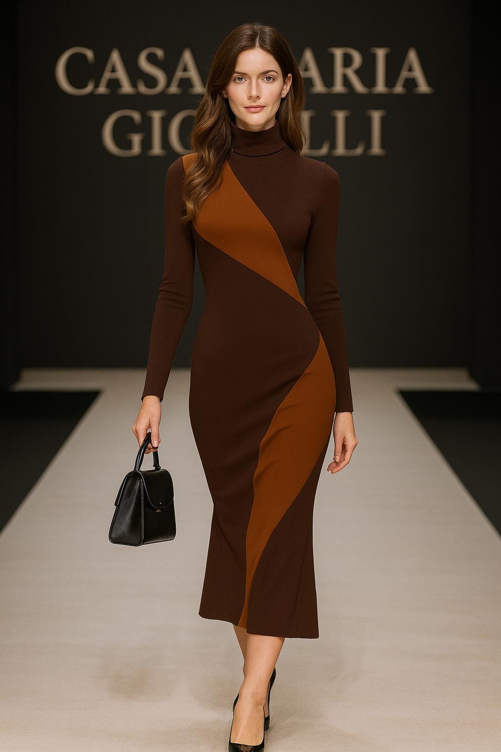 Scultura di Caffè Modern Italian Tailored Dress Casa Maria Gioielli