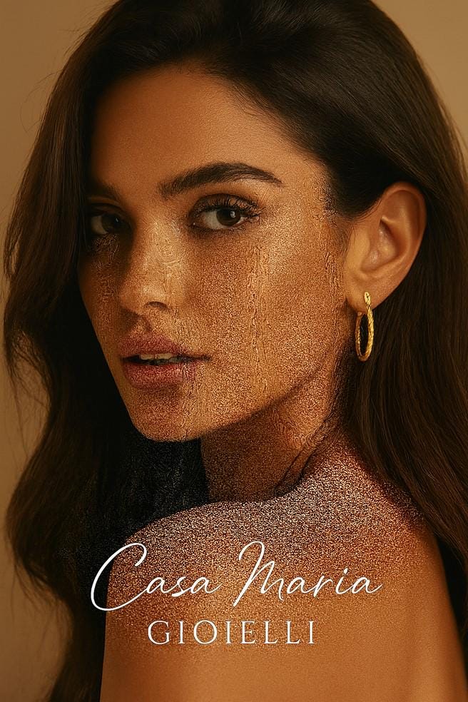 Cerceaux Dorati Hoops Earrings  - 10K Yellow Gold Hoop Earrings – Casa Maria Gioielli