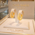 Sogno d’Oro Hoops | 24K Hollow Yellow Gold Earrings | Casa Maria Gioielli