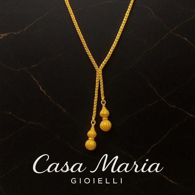 Luce Divina Extravaganza | 24K Hollow Yellow Gold | Casa Maria Gioielli Limited Edition