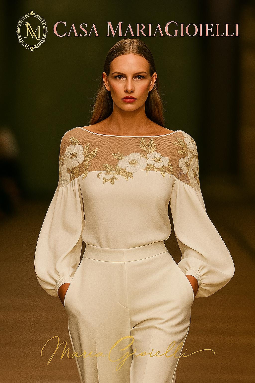Camicia Fior Di Velluto Blouse Embodies Timelss Sophistication Touch Ethereal Grace Casa Maria Gioielli