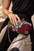 Pochette Fiorenza Notturna Clutch | Artistry Italian Elegance by Casa Maria Gioielli