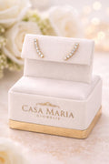 Linea Lucente Climbers in 14K Yellow Gold with Lab-Grown Diamonds | Casa Maria Gioielli