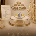 Anello Imperatrice Solitaire | 925 Sterling Silver 18K Vermeil | Lab Grown Gemstone | Casa Maria Gioielli