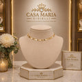 Soffio d’Oro Necklace | 24K Hollow Yellow Gold | Casa Maria Gioielli
