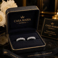 Splendore Diamond Ear Cuff | 10K White Gold | Natural Diamonds 1.18ctw | Casa Maria Gioielli