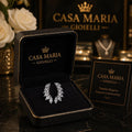Stella Marquise Climber Earrings | 925 Sterling Silver | Lab-Grown Diamonds | Casa Maria Gioielli