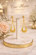 Collana di Lusso Necklace | 24K Hollow Yellow Gold | Casa Maria Gioielli