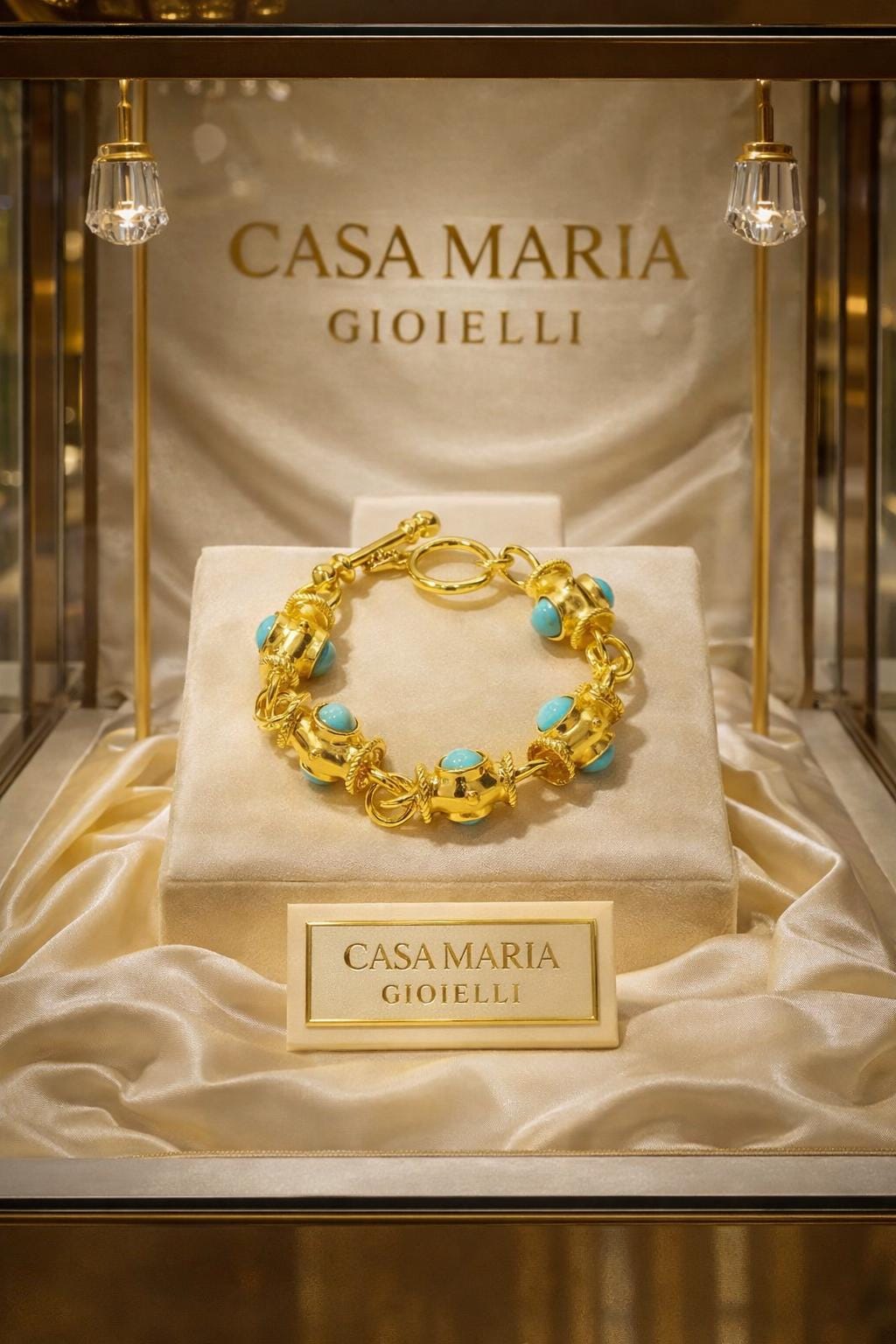 Bracciale Boho Dorato | 18K Gold Plated Bracelet | Casa Maria Gioielli