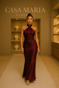 Notte Seducente” – Maxi Dress Embrace Sophistication - By Casa Maria Gioielli