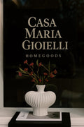 Vaso Scultoreo Spherical | Modern Italian Artistry in High-End Ceramic Stoneware | Casa Maria Gioielli