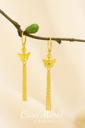 Ali di Luce Wings of Butterfly - 24K Hollow Yellow Gold AU9999 - Casa Maria Gioielli
