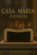 Luce Dorata Maria” Clutch | Exquisite Refined Glamour | Casa Maria Gioielli Collezione