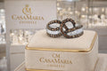 Anello Bagliore Ring | 925 Sterling Silver | Lab Grown Diamonds | Casa Maria Gioielli