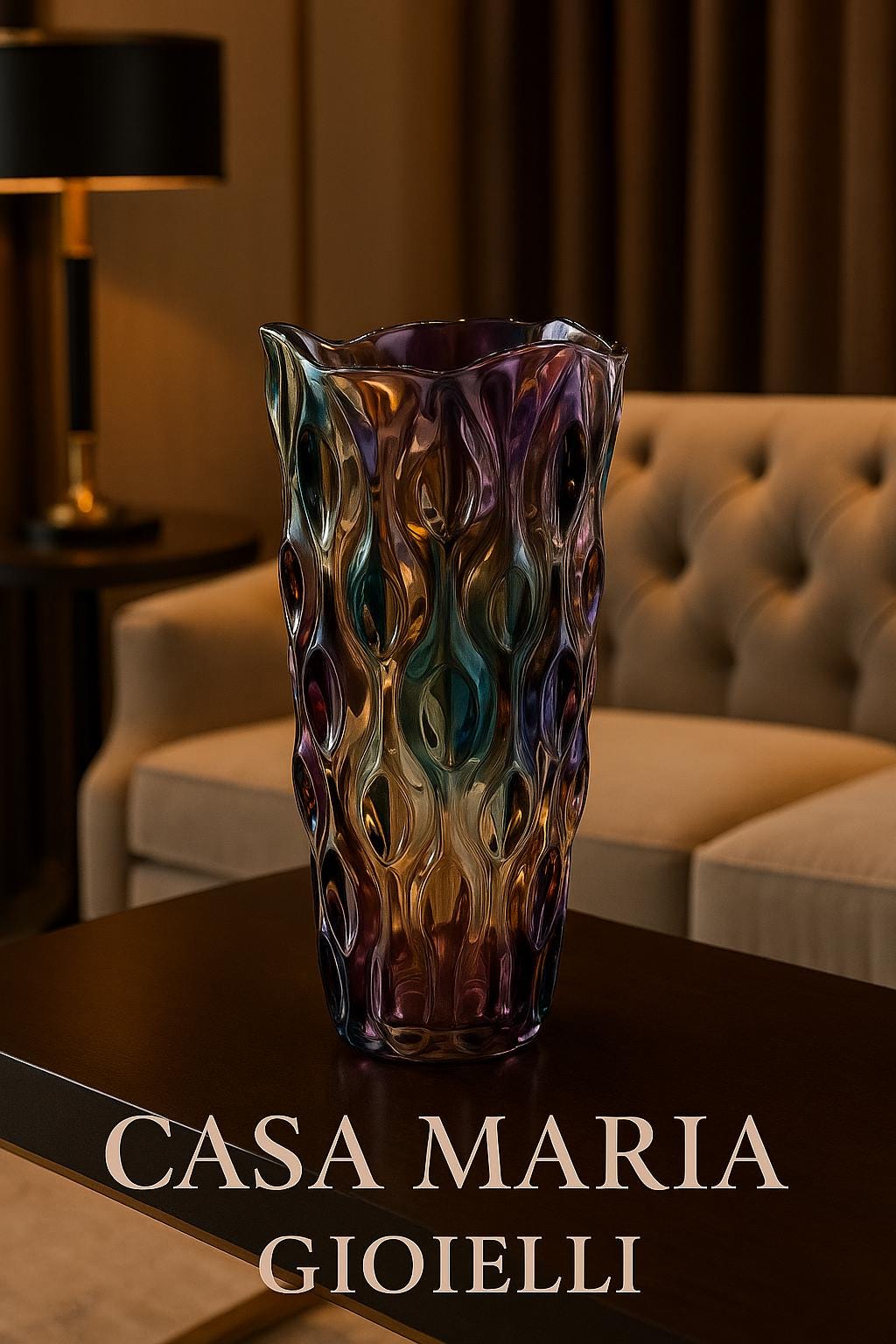 Equestrian Eleganza – European Glass Hand-Crafted Masterpiece Casa Maria Gioielli