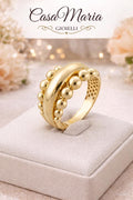 Luce di Firenze (Light of Florence) Ring | 14K Yellow Gold | Casa Maris Gioielli