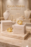 Anello Armonia Ring | 18K Vermeil Gold | 925 Sterling SIlver | Luminous Glow | CMG Collezione