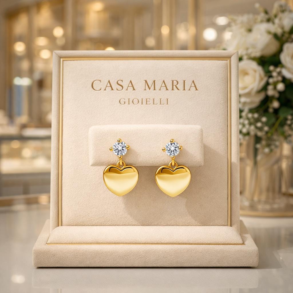 14K Gold Amore Puro” (Pure Love) | Lab Grown Diamond | Timeless Beauty | Casa Maria Gioielli