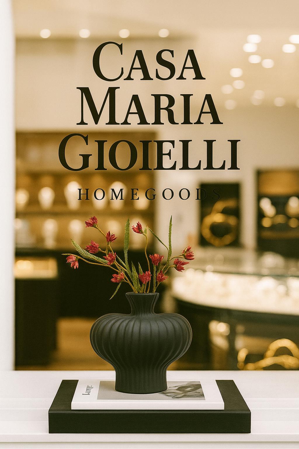 Vaso Scultoreo Spherical | Modern Italian Artistry in High-End Ceramic Stoneware | Casa Maria Gioielli