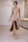 Eleganza Selvaggia (Wild Elegance) | Sculpted Fluid Silhouette Dress | Casa Maria Gioielli