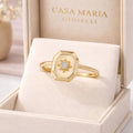 14K Gold Eight Point Star Ring | Lab Grown Diamond