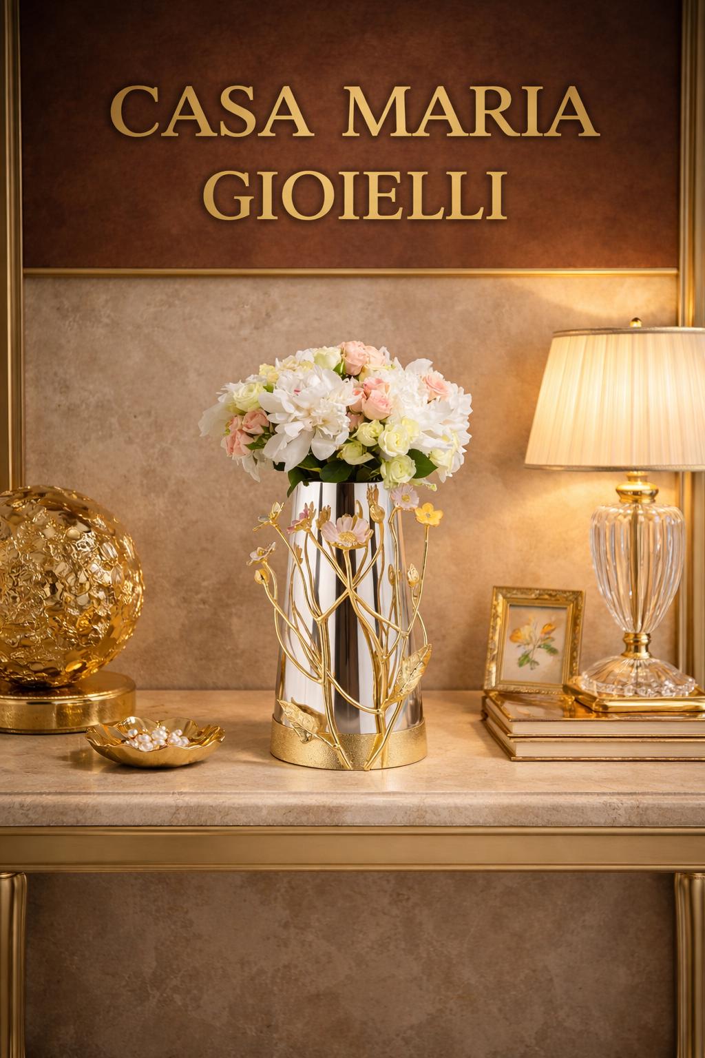 Vaso “Fiori Segreti” Vase | Sculptural Vessel | Organic Movement | Casa Maria Gioielli