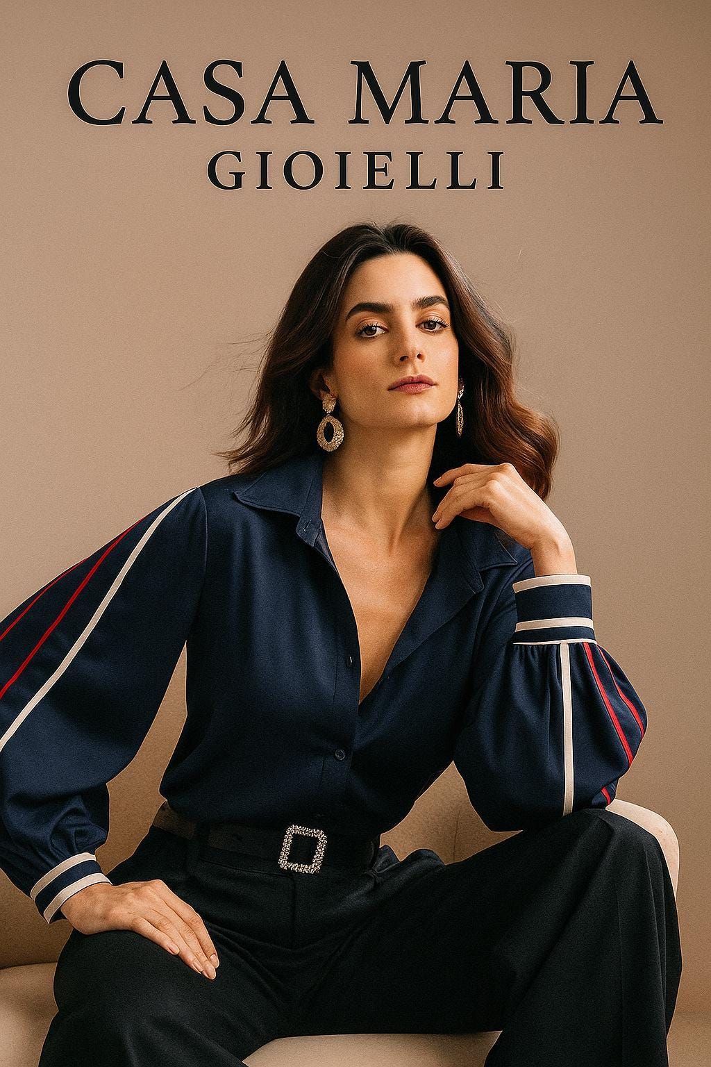 Camicia Aurora Blouse Sophistication with Whisper of Modern Ease Casa Maria Gioelli